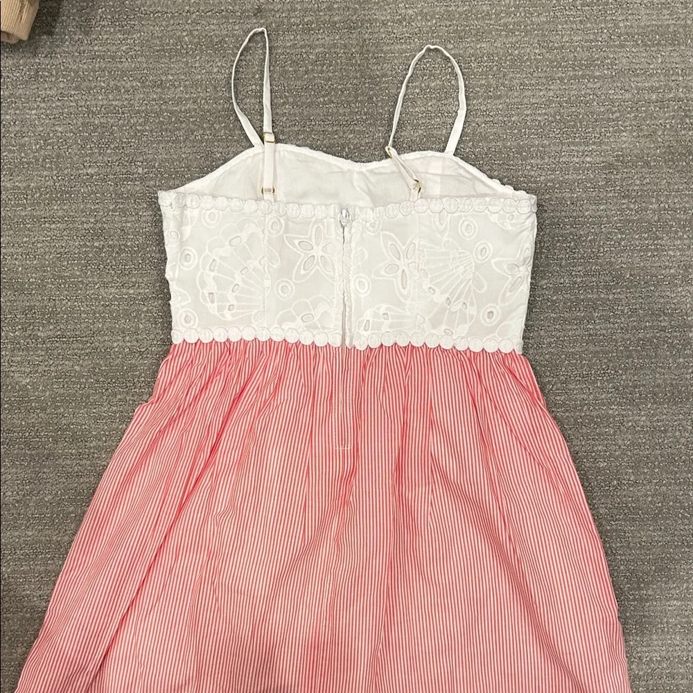 Lilly Pulitzer Pink and White Striped Kids Dress - Picture 2 of 3